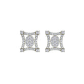 18k Yellow Gold and Diamond Stud with gold weight of 3.57g
